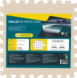 DALLES DE PROTECTION STANDARD BEIGE POUR SPA GONFLABLE
