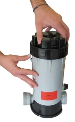 DISTRIBUTEUR AUTO CHLORE 4KG + RACCORDS -Magasin Piscine distributeur auto chlore 4kg raccords 2