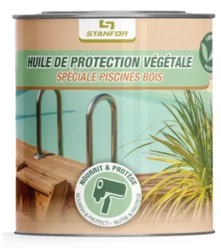 HUILE VEGETALE PROTECTRICE PISCINE BOIS 1L