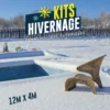 KIT HIVERNAGE PISCINE ENTERRE 12,00x4,00 -Magasin Piscine kit hivernage piscine enterre 12 00x4 00