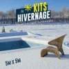 KIT HIVERNAGE PISCINE ENTERRE 5,00x5,00 -Magasin Piscine kit hivernage piscine enterre 5 00x5 00