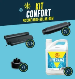 KIT HIVERNAGE PISCINE HORS SOL Ø6,40M -Magasin Piscine kit hivernage piscine hors sol 6 40m 2