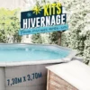 KIT HIVERNAGE PISCINE HORS SOL 7,30x3,70 M -Magasin Piscine kit hivernage piscine hors sol 7 30x3 70 m
