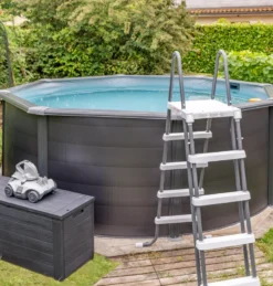 PISCINE ACIER 4,60 H 1,20 GRAPHITE -Magasin Piscine piscine acier 4 60 h 1 20 graphite 2