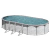 PISCINE ACIER 6,10x3,75 H 1,32 CERUSE -Magasin Piscine piscine acier 6 10x3 75 h 1 32 ceruse