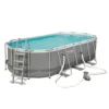 PISCINE BESTWAY POWER STEEL OVALE 5,49x2,74x1,22 -Magasin Piscine piscine bestway power steel ovale 5 49x2 74x1 22