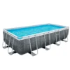 PISCINE BESTWAY POWER STEEL RECTANGULAIRE 4,88x2,44x1,22 M -Magasin Piscine piscine bestway power steel rectangulaire 4 88x2 44x1 22 m