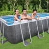 PISCINE BESTWAY POWER STEEL RECTANGULAIRE 5,49x2,74 H 1,22 -Magasin Piscine piscine bestway power steel rectangulaire 5 49x2 74 h 1 22
