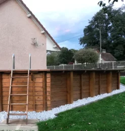 PISCINE BOIS NEBRASKA 7.11x4.00 H 1.38 -Magasin Piscine piscine bois nebraska 7 11x4 00 h 1 38 5