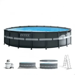PISCINE INTEX ULTRA XTR RONDE 5,49x1,32 + FILTRE A SABLE 6M3/H -Magasin Piscine piscine intex ultra xtr ronde 5 49x1 32 filtre a sable 6m3 h 2