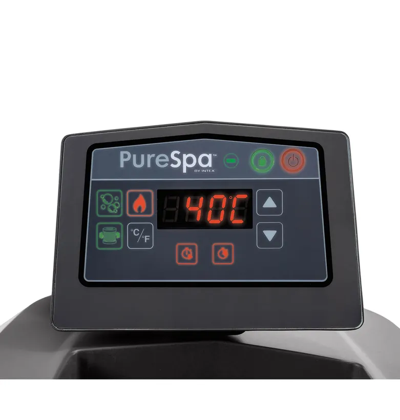 SPA GONFLABLE INTEX PURESPA BALTIK 4pl. GRIS 6 SPA GONFLABLE INTEX PURESPA BALTIK 4pl. GRIS – Image 4